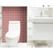 Homeroots 4 x 4 in. Brick Red & White Scroll Peel & Stick Removable Tiles 400420 - alternate 7